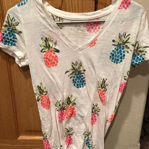 Pineapple V-Neck Tee